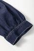 'Zadie' Puff Sleeve Denim Mini Dress - Celes Fashion